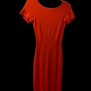 Zara Red Midi Dress